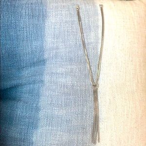 Micheal Kors buckle fringe necklace